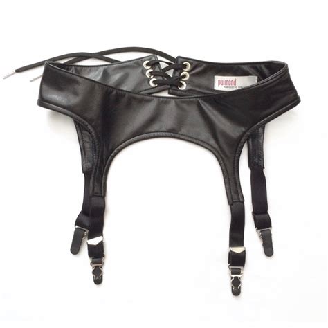 Stylish Leather Garter Belt - Elevate Your Lingerie Collection